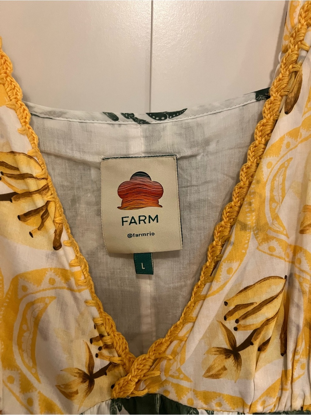 FARM Rio Multi-Color Tiered V-Neck Spaghetti-Strap Mini Dress - Picture 5 of 5